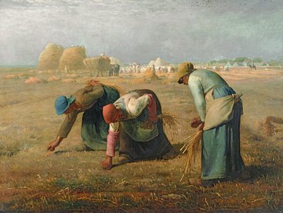 Le spigolatrici, 1857 da Jean Francois Millet
